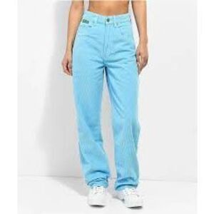 EMPYRE Women’s Light Blue Corduroy Tori Skate Pants Size 0